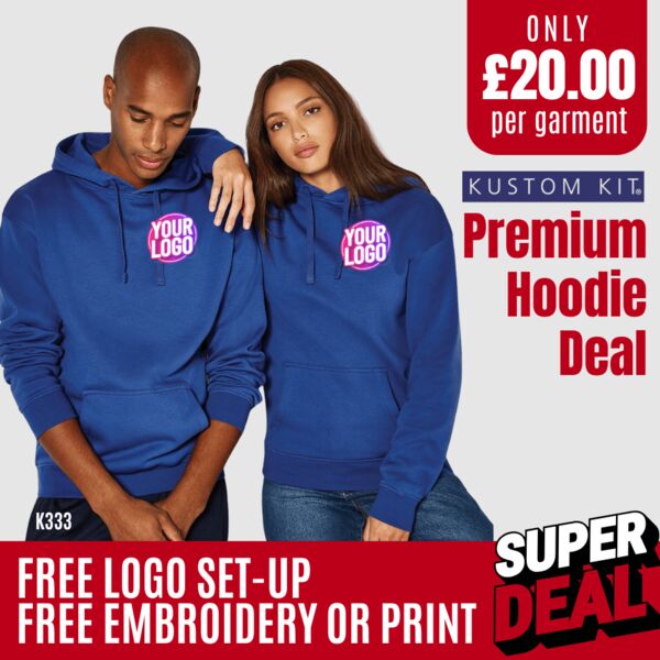 10 Premium Hoodies for £200+ VAT Deal Thumbnail